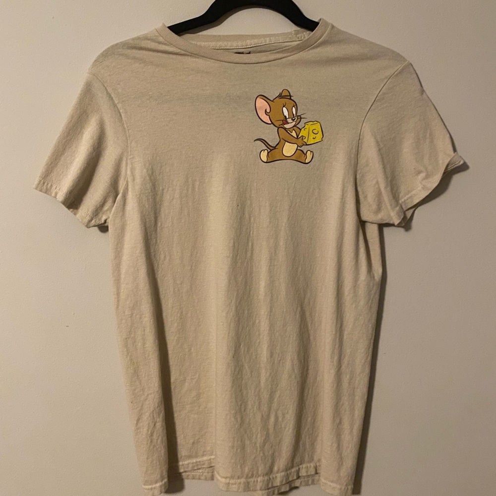 Tan Tom and Jerry Shirt